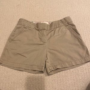 J. Crew women’s khaki shorts